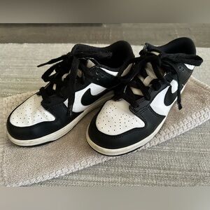 Nike Kids Black and White Sneakers